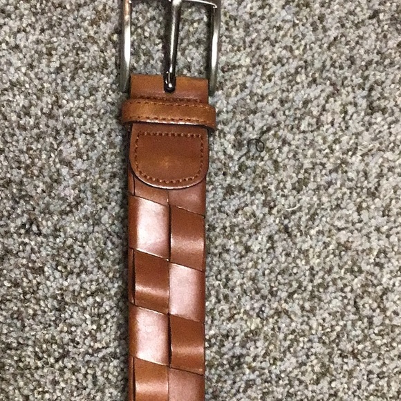 Tommy Bahama Other - Tommy Bahamas woven belt. Made in Spain. Medium brown leather